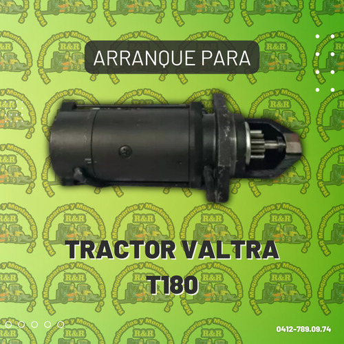 Arranque Para Tractor Valtra T180