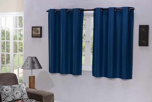 Cortina Sala Quarto Corta Luz Blackout Blecaute 2,20 X 1,30
