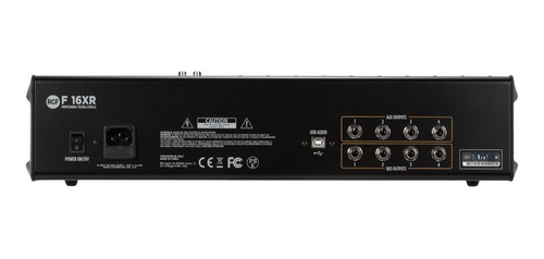 Mesa De Som Rcf F16xr Usb Com Efeitos Nova Lacrada