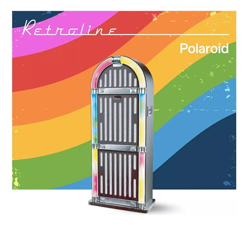 Parlante Polaroid Pbt9003 Retro Bluetooth Negro
