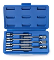 Comprar Juego Dados Punta Torx Seguro Extra Larga 7 Pza Tamper Proof