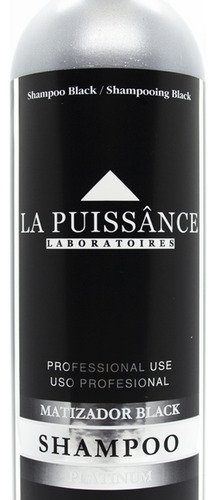 La Puissance Matizador Black Shampoo Pelo Rubio Gris X 300ml