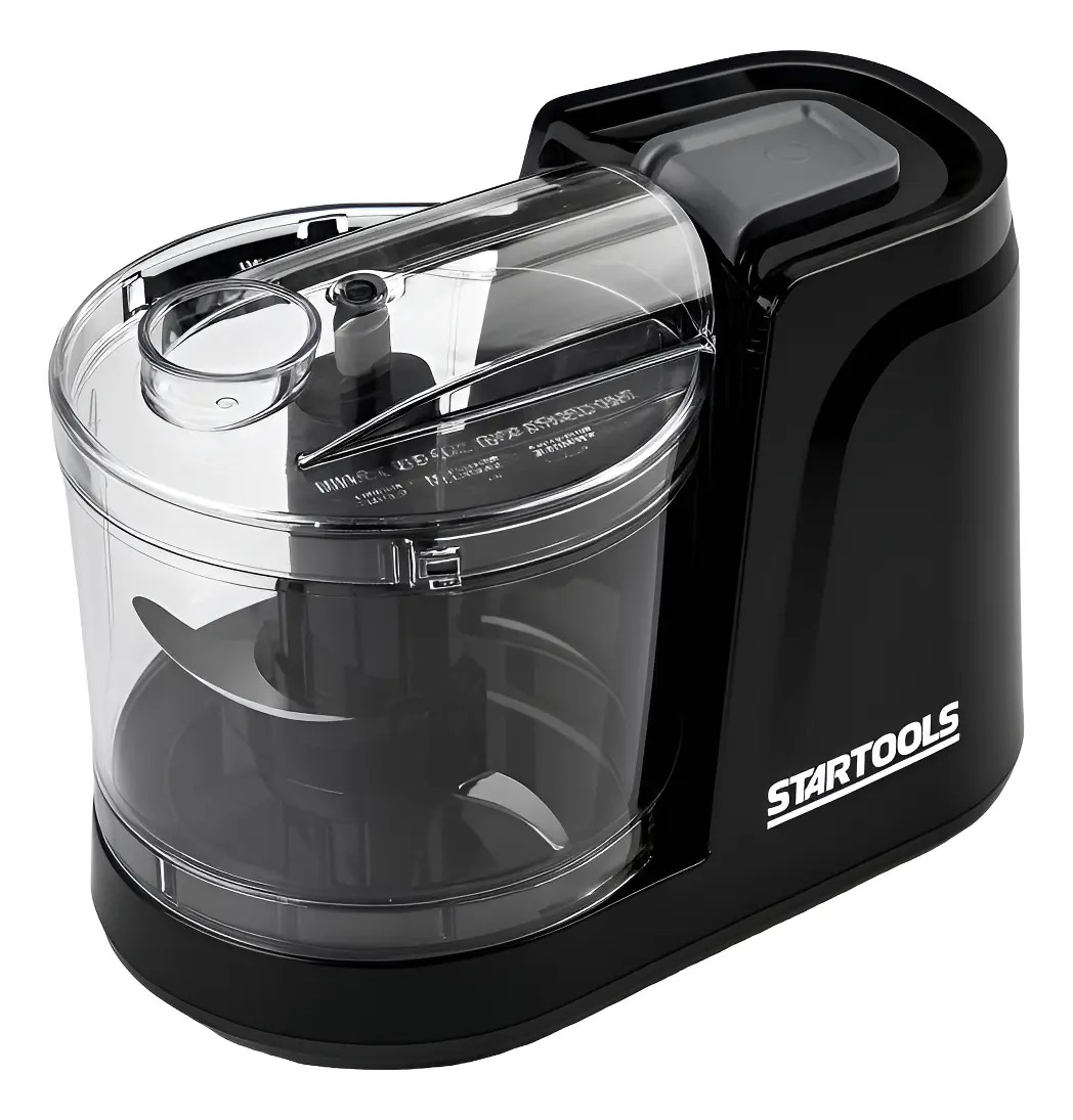 Mini Processador Triturador Elétrico 100w 350ml - Preta Preto 127v