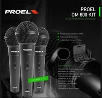Comprar Micrófonos Proel DM800KIT Dinámico Cardioide