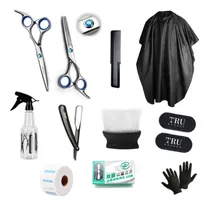 Comprar Kit Set Barbería Peluqueria Capa Navaja Filo Tru Bar Cuello