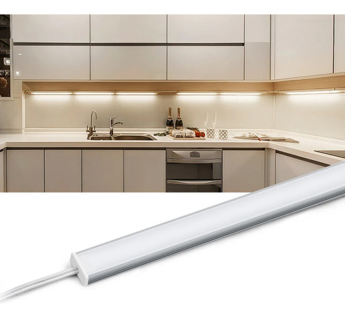 Barra Liston Led 50cm Tactil Cocina Vestidor Alacena Dimmer