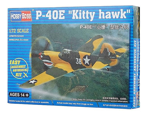 P-40e Kitty Hawk - 1/72 - Hobbyboss 80250