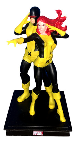 Marvel Heroes 3d - Cíclope Y Jean Grey - Salvat Leer Descrip (Usado)