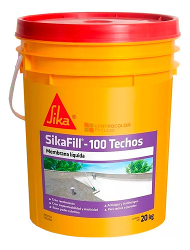 Membrana Líquida Sika Sikafill - 100 Techos 20kg - Verde