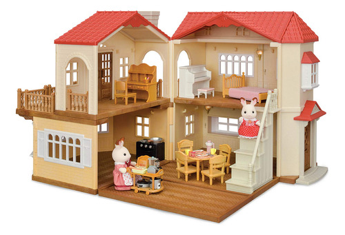 Calico Critters Red Roof Country Home - Set De Regalo, Casa.