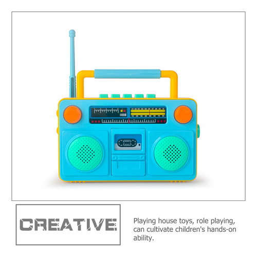 Radio De Dibujos Animados Inclinada A Máquina Con Forma De M