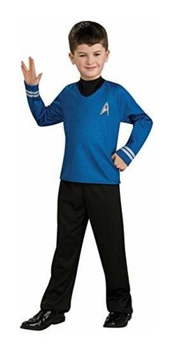 Disfraz Oficial De Rubie Star Trek Spock Para Niño - Mediano