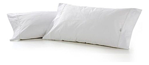 Pack X2 Funda Almohada 100% Algodón Hotelera 50x100cm Blanco