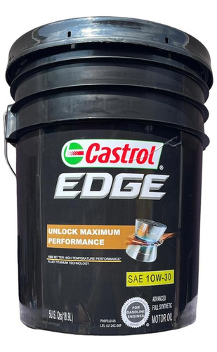 Castrol Edge 10w30 Full Synthetic  Cubeta 18.9 Lts