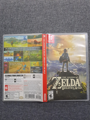 Juego Zelda Breath Of The Wild Incluye Estuche 