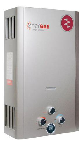 Calentador Instantáneo De Agua Energas Boiler De Paso 12l Gris Oscuro Glp