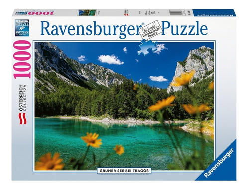 Rompecabezas Puzzle 1000 Lago Verde, Austria Ravensburger