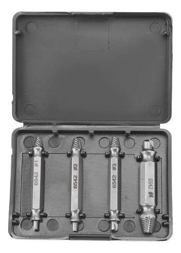 Conjunto De Extrator De Brocas De Parafuso, 4 Peças De Cabeç