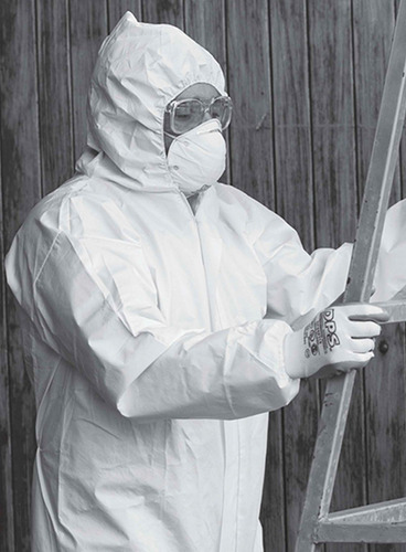 Traje Mameluco Impermeable Descartable // Tipo Tivex Blanco 50 Und - Xxxl