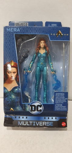 Figura De Acción Mera - Dc Multiverse Aquaman - Mattel (Usado)