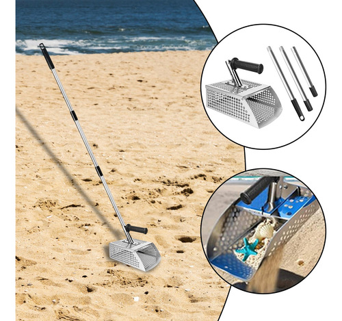 Long Many Sand Spade Garden Tool Desmontable Portátil Para