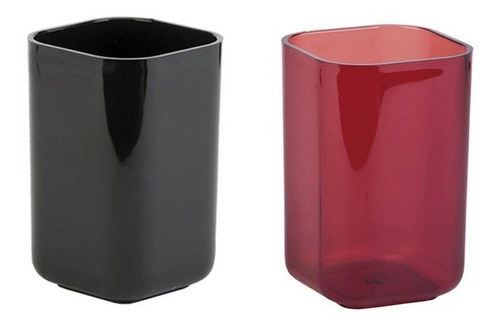 Imagen 1 de 4 de Portalapices Artesco Acrilico Negro