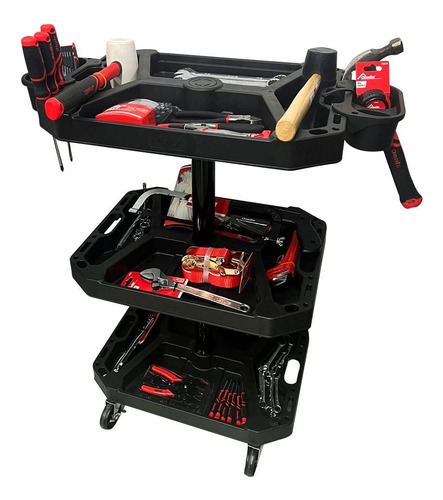 Carro Porta Herramientas De Plastico Para Taller Tactix