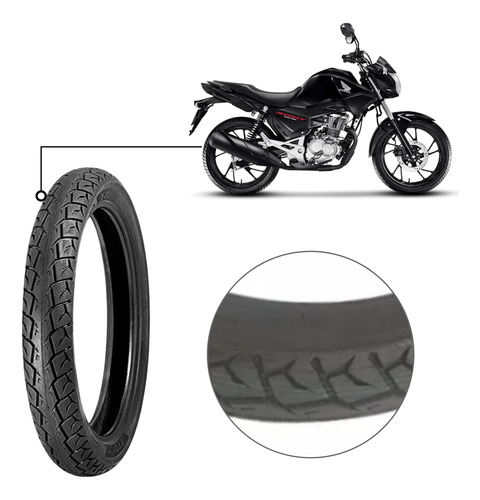 Pneu Traseiro Levorin Matrix 90/90-18 S/ Câmara Titan Cg Ybr
