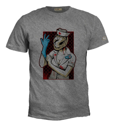 Camiseta Estampada Silent Hill Enfermera Nurse Blink 182 Igk