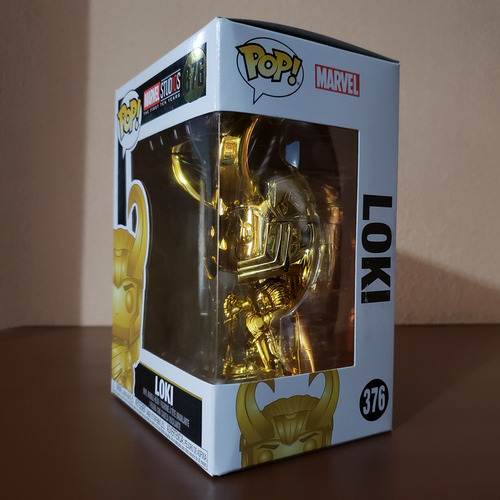 Funko Pop! Marvel Stud10s Loki Gold Chrome #376 Original (Usado)