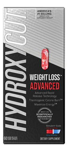 Hydroxycut Black, Suplemento Para Bajar De Peso, 60 C&aacut.