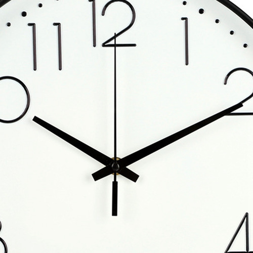 Reloj De Pared De Silenciar Grandes Números Para Oficina