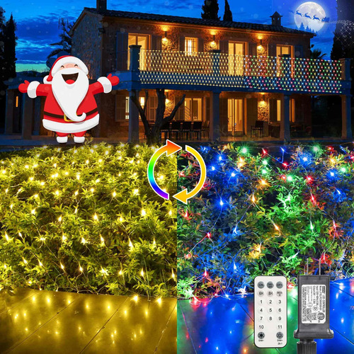 Lyhope 160 Luces Led De Navidad De 6.6 X 3.3 Pies, 11 Modos