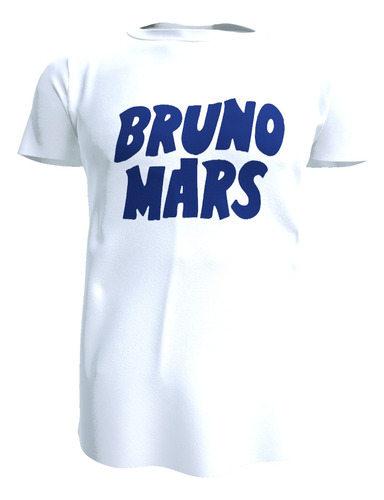 Polera Bruno Mars Fans 100% Algodon Letras, Varias Tallas