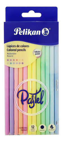 Lápices De Colores Pastel Pelikan - Unidad