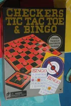 Comprar Juegos De Mesa  Tres  En Uno Ajederez-tic-tac-toe- Y Bingo