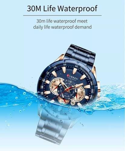 F Reloj De Hombre Actual Plateado/dorado Technos 8363