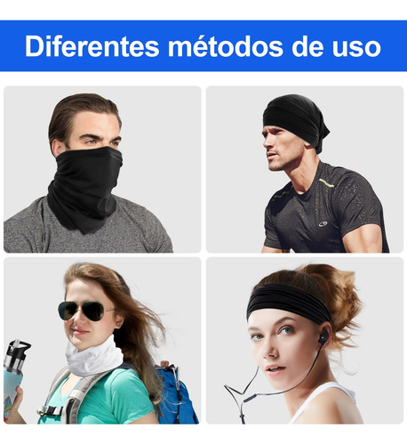 Bandanas Deportivas 4pcs, Juego De Polainas De Cuello,