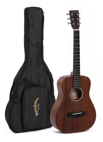 Guitarra Acustica Sigma Guitars Tm-15 C/funda - Plus
