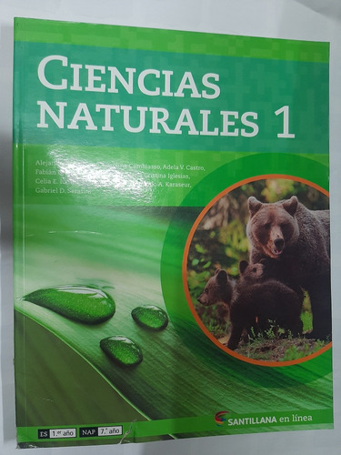 Ciencias Naturales 1 En Línea Santillana Sin Uso!! Ver Foto*