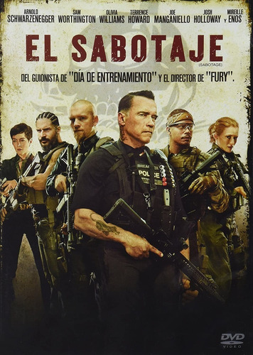 El Sabotaje | Dvd Arnold Schwarzenegger Película Nueva