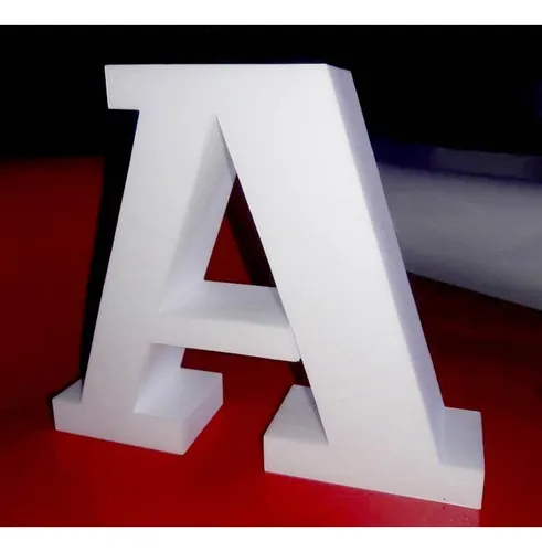 2 Letras De 20 Cm + 11 Letras De 15 Cm Altura Polifan 20 Mm