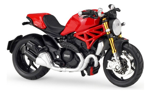 Ducati Monster 1200s Miniatura Metal Moto Con Base 1/18