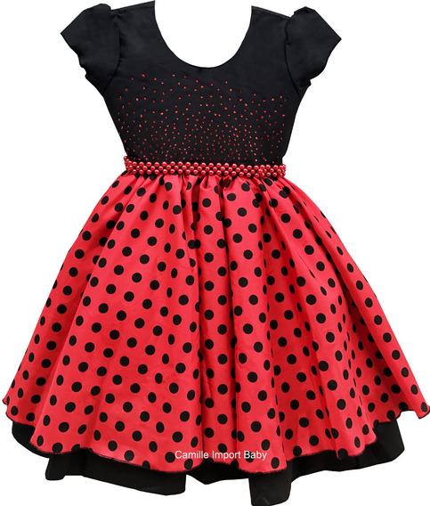 vestido da ladybug vestido da ladybug