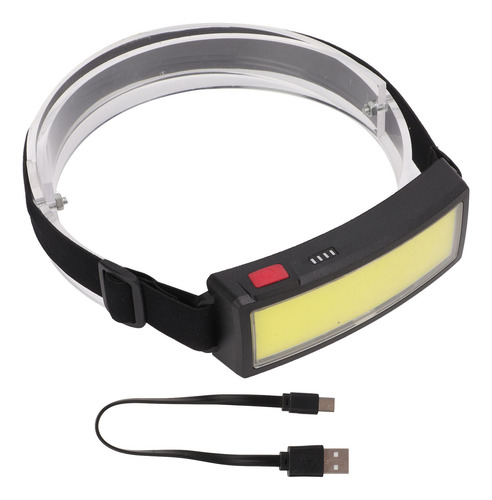 Linterna Frontal Led Para Casco, Carga Usb, Foco Led Ultra C