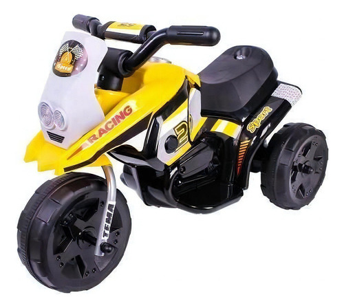 Mini Triciclo Elétrico  G204 Infantil Amarelo Bel Brink
