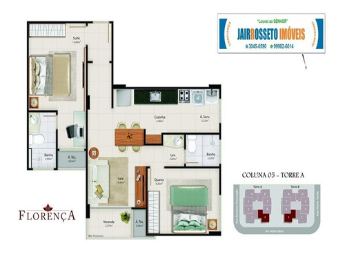 Imagem 2 de 3 de Apartamento - 0100285 - 33084941