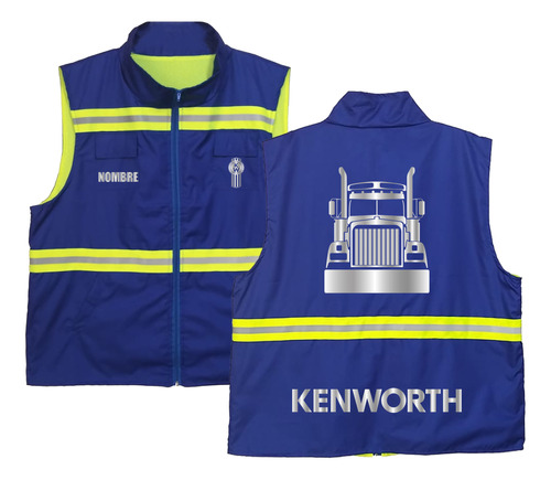 Chaleco Indust Ligero Kenworth Truck Estampado Reflejante