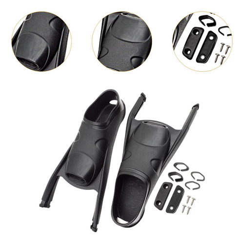 Keep Diving Aletas De Snorkel Aletas Negro L