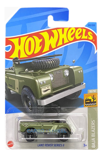 Hot Wheels Land Rover Series Ii Colección Escala 1:64